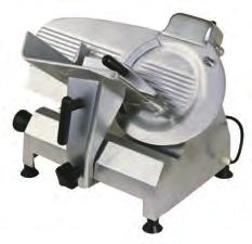 (E) KMS-13 (Cat#: BSMESLKMS13) - Highest capacity continuous use slicer. Gravity fed, gear driven. Built-in sharpener.
