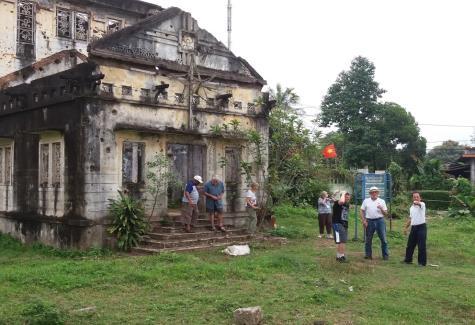 DAY 4 / WED 08 MAR / HANOI - HUE - QUANG TRI Hung Long Church ruin is a grim reminder of the 1972 battle of the Quang Tri Citadel.