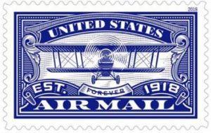 USPS to celebrate 100th anniversary of U.S. Airmail Service WASHINGTON The United States Postal Service will honor the beginning of airmail service by dedicating two United States Air Mail Forever stamps this year.