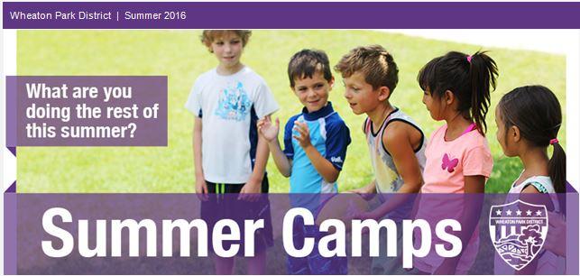 o 171 clicks E-blast promoting late summer camp sessions