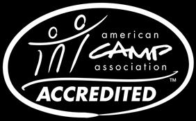 (ACA) Accreditation is a voluntary process and means our camp meets over 300 standards in health and safety, staff qualifications and
