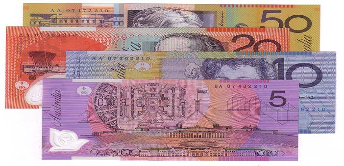 Currency and Foreign Exchange Australian dollar AUD $1.