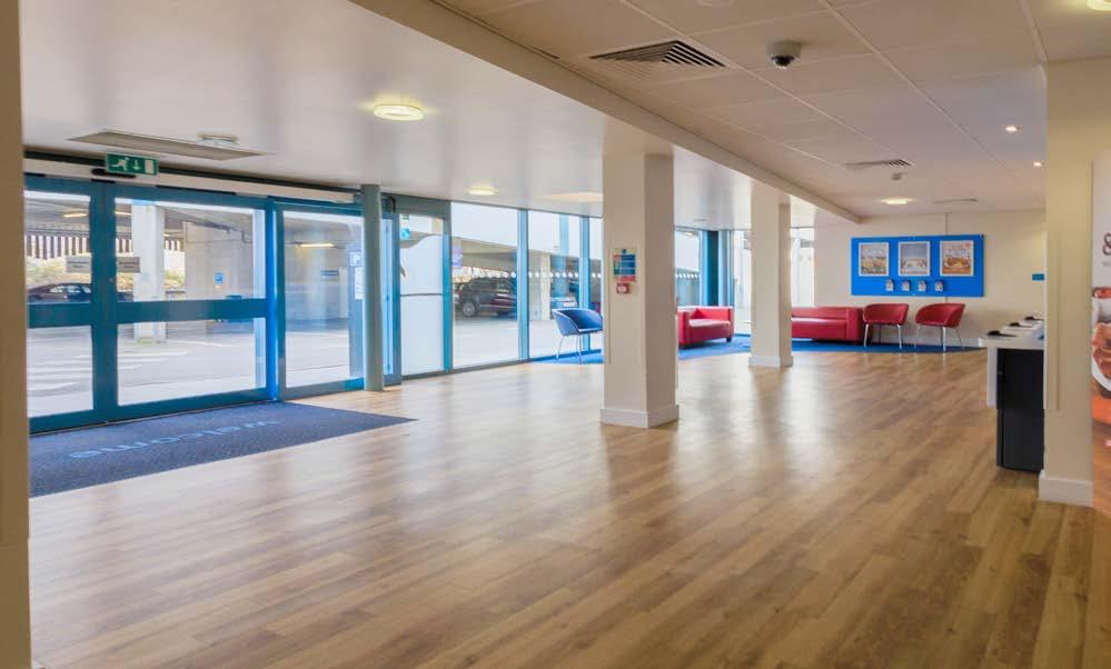 The ground floor accommodation includes a reception area, a 120 cover restaurant offering breakfast and dinner together with