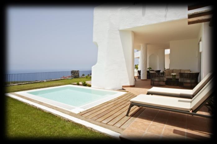 equipped with bath and shower Garden or exterior Terrace 28 123 m² Furnished terraces or gardens A selection