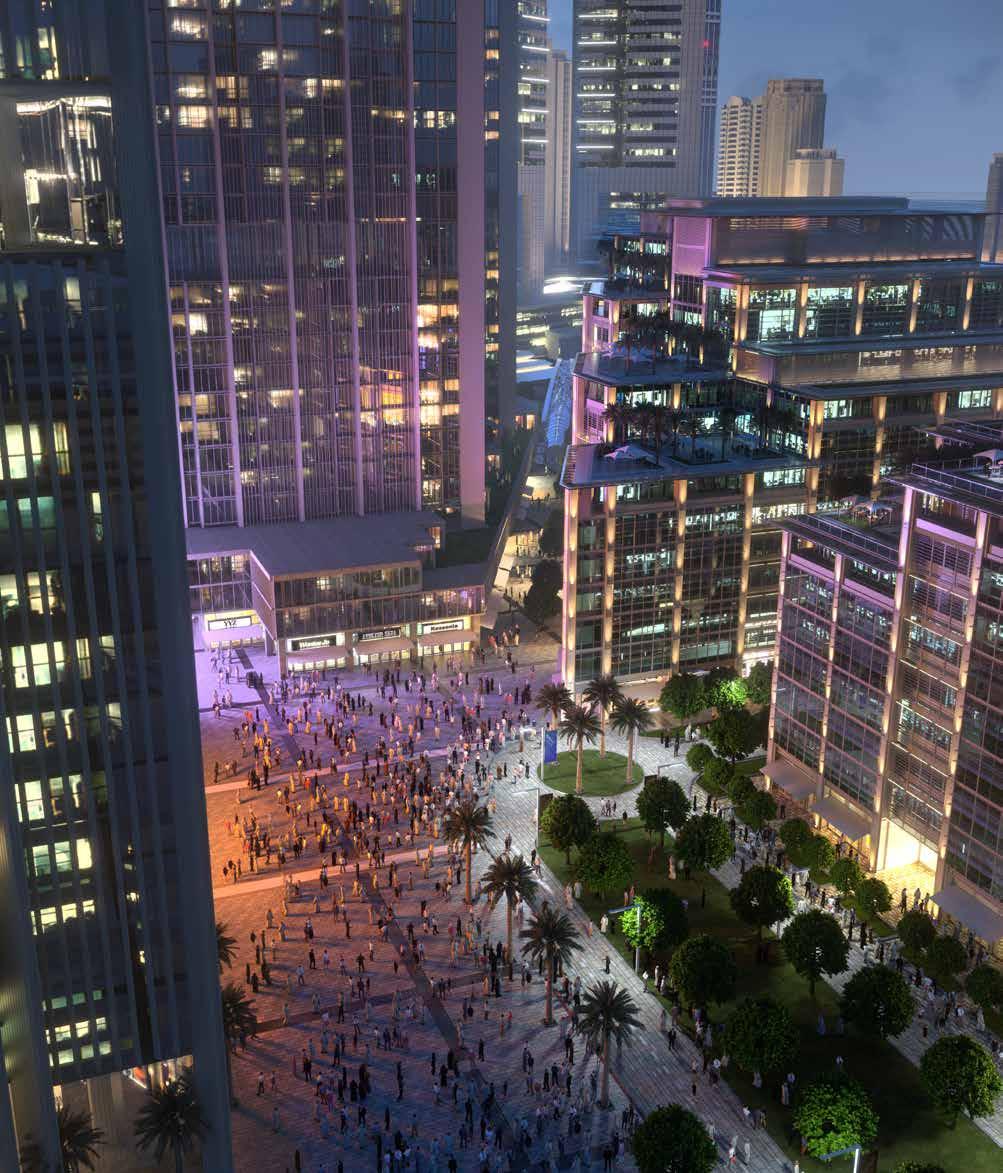 OVERVIEW 7 NEW DISTRICT NEW ENERGY ELEVATING DUBAI S CENTRAL BUSINESS DISTRICT TO A NEW LEVEL A mixed-use development, One Central will bring a sense of vitality, spectacle and engaging experiences