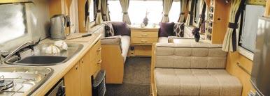 games of Scrabble. With a triple row of bunks for the kids too his is Elddis big story of 2010; a layout we ve not seen before in a caravan.