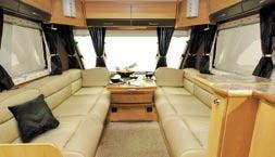 It s the 40th anniversary edition Choosing your Elddis layout XPLORE AVANÉ ODYSSEY CRUSADER 452 362 462 CARAVAN LAYOUS Hurricane 495 462 524 yphoon 544 464 540 Aurora Leather upholstery is a cost