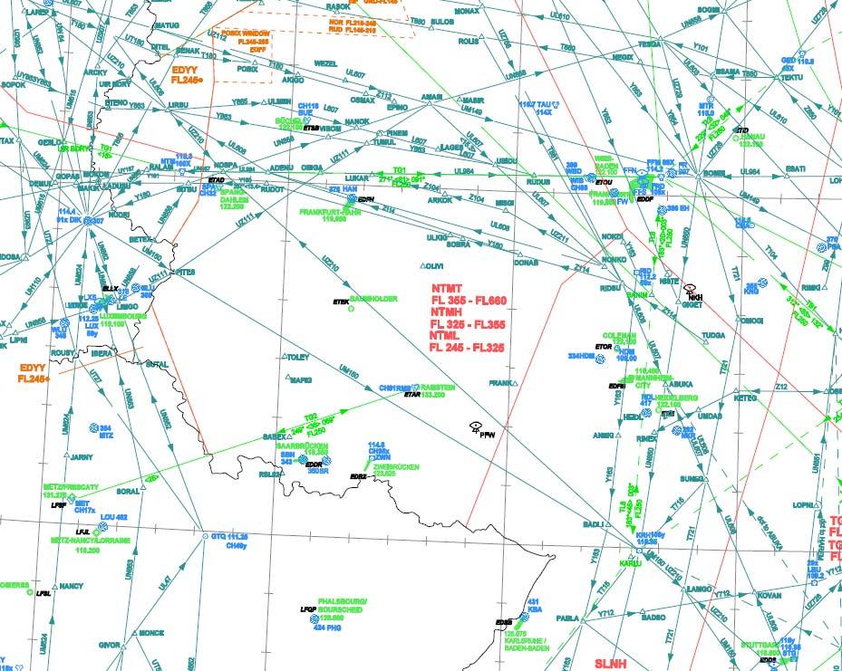 last 100NM Military airspace is a significant driver of excess distance Area southeast of
