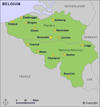 Belgium Catchment area