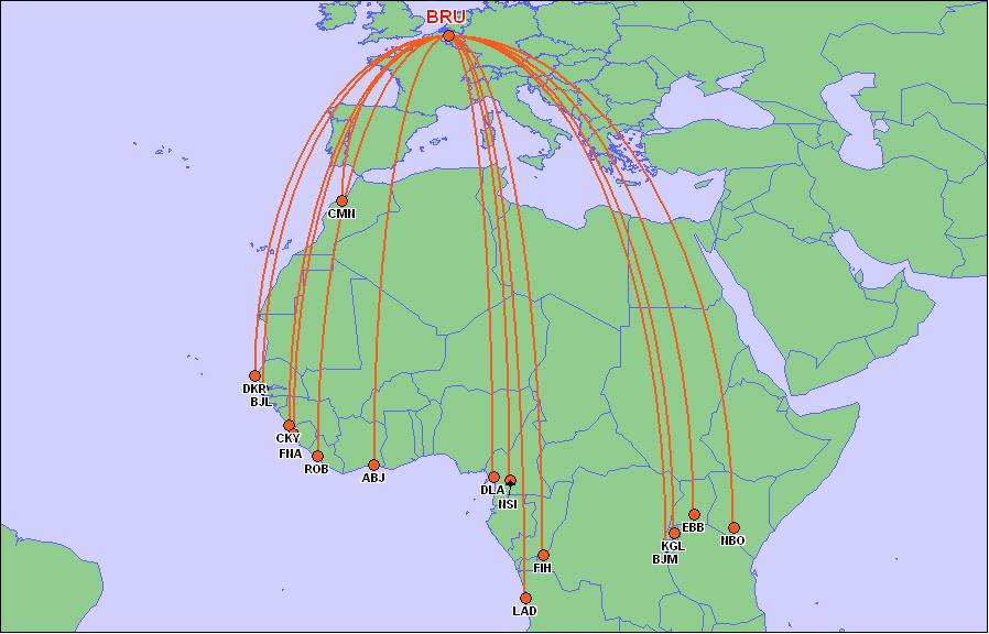 Brussels Airlines Unique network to Africa 13 sub-saharan destinations 19 weekly flights Fleet 3 Airbus A330-300 4 th A330 from