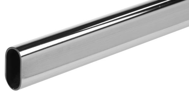 2mm lengths Features: Heavy gauge, invisible welded seam Length Chrome (CHR) 96" 880 CHR 96 144" 880 CHR 144 Mounting