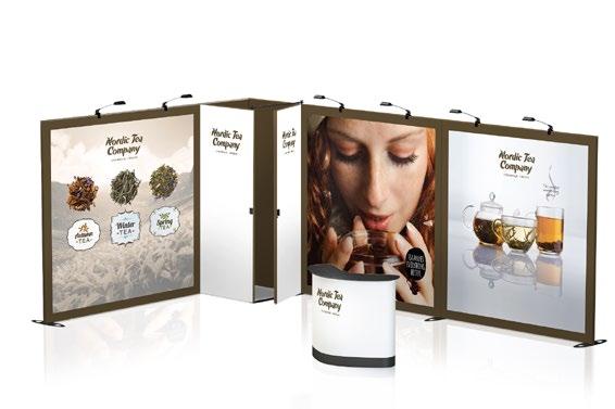 Expand GrandFabric system Create a unique display solution for every exhibit and event A portable and modular display solution developed to cover all your exhibition and event needs This modular and