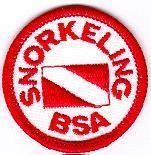 SNORKELING BSA This program introduces Scout-age children and adult leaders to the special skills, equipment, and safety precautions associated with snorkeling. This is not a merit badge.