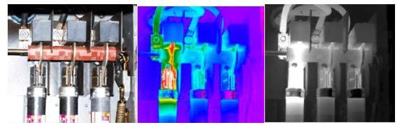 67 Unutrašnja termovizijska kontrola Da bi se pripremili za unutrašnje skeniranje termovizijskom kamerom, treba preduzeti određene korake da bi se osigurali precizni rezultati.