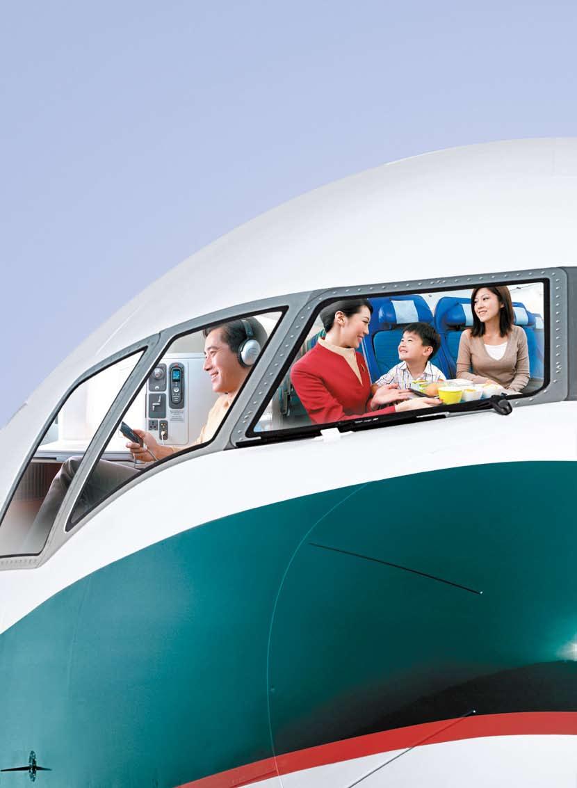 OUR BUSINESS Passenger experience We work hard to make each journey more enjoyable in every class of travel.