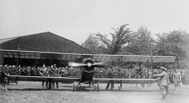 Curtiss JN-4H Jenny airplane at Potomac Park,
