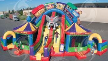 lot of challenges All Ages $600 - $1,395 Wacky World Combo Run, Climb,