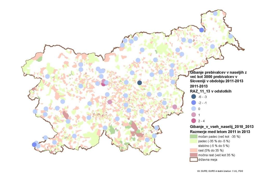P1 Število prebivalcev po posameznih vrstah naselij Opredelitev: Prikazuje se število prebivalcev po posameznih vrstah naselij.