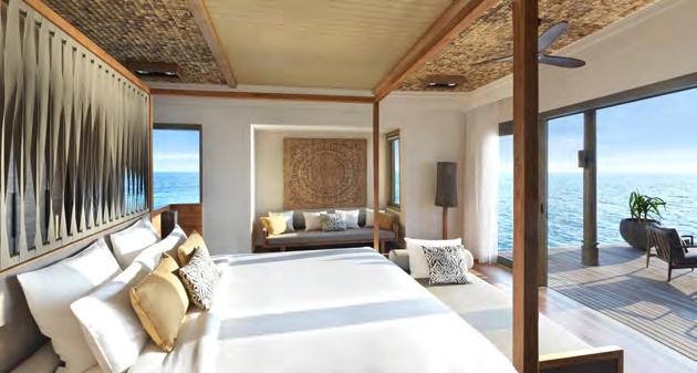 and located at the end of the Over Water Villas to ensure total privacy.
