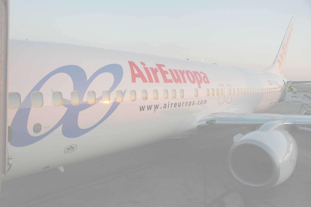 Air Europa Founded in 1986 Headquarters in Mallorca (Spain) 80%
