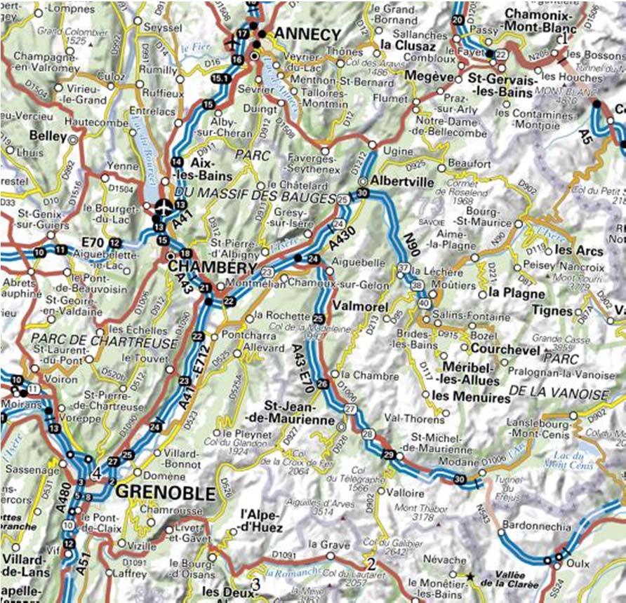 Contact : Philippe Schoeneich, philippe.schoeneich@univ grenoble alpes.fr, +33 4 76 82 20 19 Preliminary program (29 June 1 2 July 2018) Re gional map: 1. Chamonix, 2. Col du Lautaret, 3.