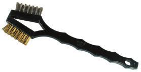 Brushes A-C D-E F G LARGE HANDLE WIRE SCRATCH BRUSHES A. SHOE HANDLE STAINLESS WIRE BRUSH B.