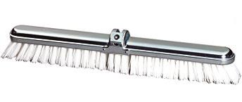 Deck and Boat Wash Scrub Brushes STEEL BACK DECK SCRUB Uses: Extra stiff polypropylene for rugged scrubbing Handle: Use with handle