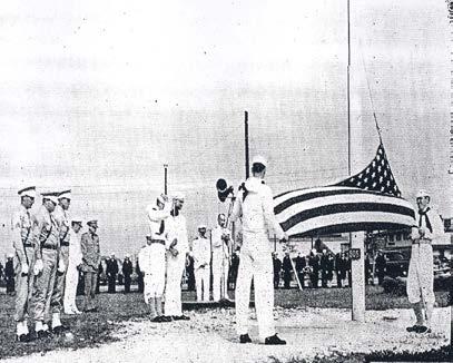 On April 30 th 1944 at a joint ceremony the control of Camp Wallace was transferred from the Army to the