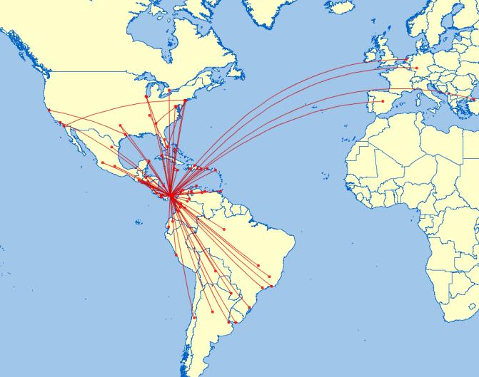 2 Enabling long-term economic growth 2.1 Connectivity and the cost of air transport services The air transport network has been called the Real World Wide Web 5. Chart 2.