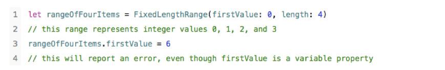 3.11.2.1. Stored properties Stored properties je vrsta varijabli članica koja sprema vrijednost varijable ili konstante te je dio neke instance.
