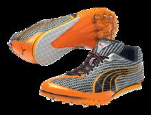 SP10 Complete Running Footwear 184449 - COMPLETE TFX DISTANCE 2 4-12,13,14 01 - SILVER METALLIC-FLUO ORANGE-BL Upper: Sandwich mesh for brathability. Internal arch bandage for midfoot support.