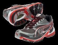 SP10 Complete Running Footwear 184403 - COMPLETE SPECTANA 7-12,13,14 02 - SILVER METALLIC-BLACK-LEMON CH 01 - WHITE-STRONG BLUE-BLACK-SILVER 03 - METALLIC GUN METAL-PUMA RED Upper: SANDWICH-MESH -