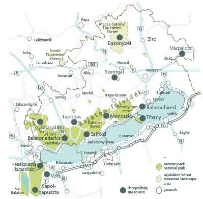 ANNAMÁRIA KOPEK, ERIKA JÓZSA & ANNA KNAUER ECOTOURISM AND MANAGEMENT IN THE 20 YEARS OLD BALATON UPLANDS NATIONAL PARK 21 Location and background The operational area of the Balaton Uplands