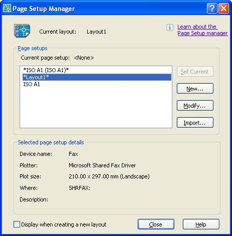 Vežba Izabrati File->Page Setup Manager ili desnim tasterom kliknuti
