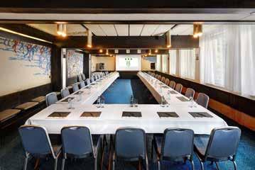 HOTEL INFORMATION HOTEL ROOMS HOTEL AMENITIES BREAKS & MENU CONFERENCE ROOMS TECHNICAL EQUIPMENT DECORATION DECORATION CONFERENCE ROOMS Organise your corporate event under majestic peaks of the