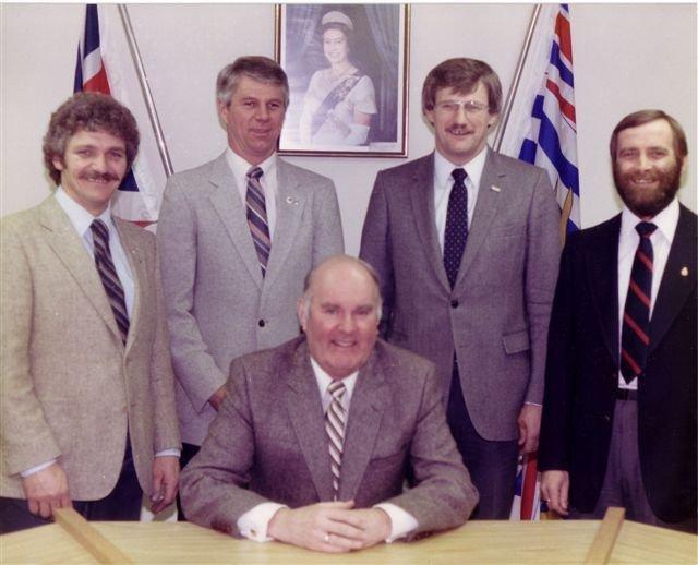 Mayor Jim Smith & Council - 1985 Doug