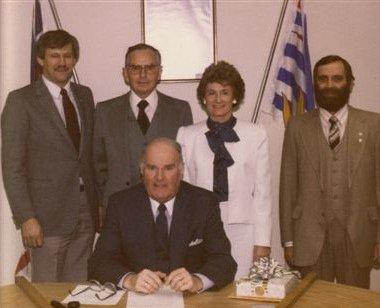 Mayor Jim Smith & Council 1986 Bob
