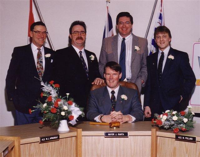 Mayor John Ranta & Council 1994/95 Bob