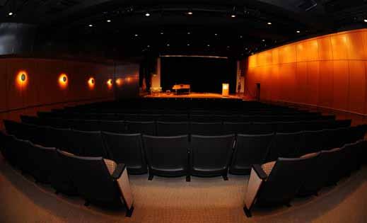 Dean and Barbara White Auditorium Equipped with built-in audio visual equipment and a comfortable seating arrangement, this space can