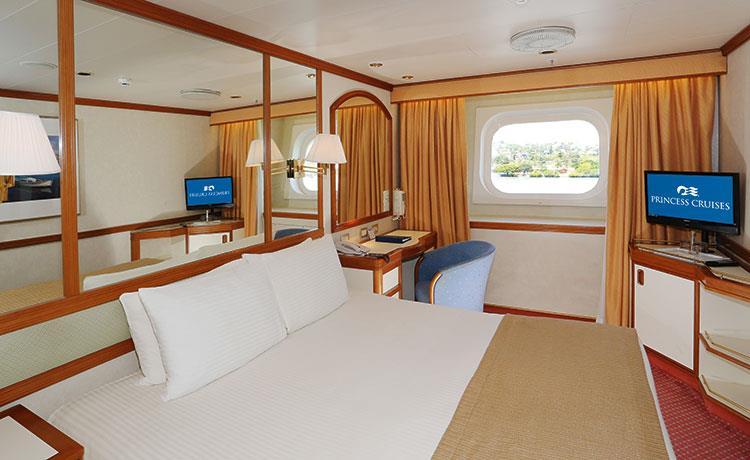 Oceanview The Oceanview stateroom is approximately 147 to 155 square feet and features a picture window for memorable