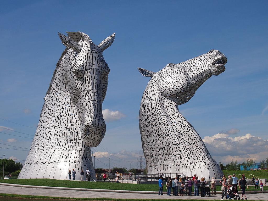 A short drive from Linlithgow we visit the Apex Park where you will see the Largest equine statues in the world one Hundred feet high.