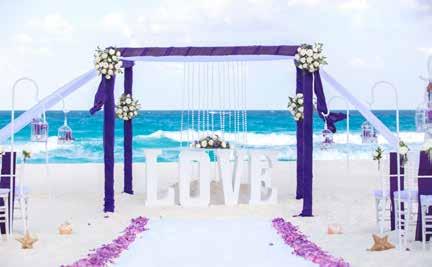 WEDDINGS Leave this important day in the hands of our expert wedding planner.