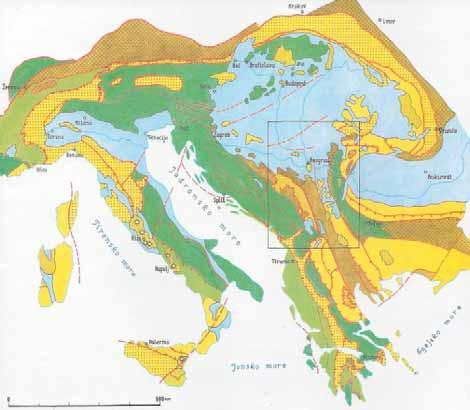 1. Geology of Serbia Types of aquifers: intensively karstified Mesozoic limestones, characterized by karst springs; fractured aquifers of