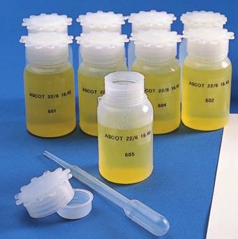 Wide-Mouth Round Bottles Extra Flexible, Economy Laboratory Bottles with Leak-Resistant Caps These wide-neck bottles are designed for easy filling and emptying of liquid and powder samples.