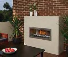 1-2-3 Instant fireplace No fireplace? No problem! The Regency steel framing kit allows you to install and finish your outdoor gas fireplace in no time.