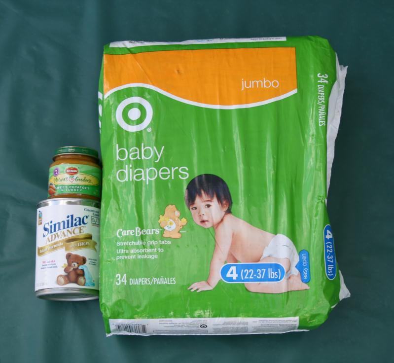 BABIES Don t forget to include baby food, formula and diapers if you have young