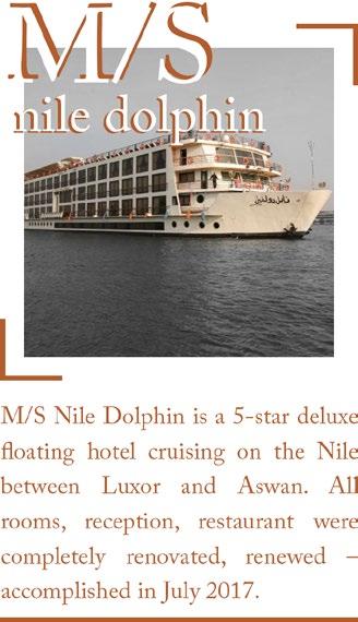 Ship selection subjects to change due to availability Day 04. Nile Cruise: Edfu Tour - Sail to Kom Ombo Day 05. Nile Cruise: Kom Ombo Tour - Sail to Aswan - Aswan Tour Day 06.