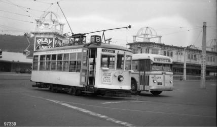 January 1951 San Francisco Excursion Because the Birney was stored in Oakland, we were able to arrange a tour of the car on the Municipal Railway lines in San Francisco.