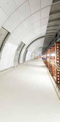 been built. In the new tunnels and stations, the distinct features that passengers will experience when they travel on the Elizabeth line from December 2018 are becoming more apparent.