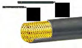 Our EAGLE TPU Thermoplastic polyurethane and EAGLE NBR Nitrile rubber hoses are produced using a state of the art manufacturing technique referred to as, extruded-through-the-weave or single